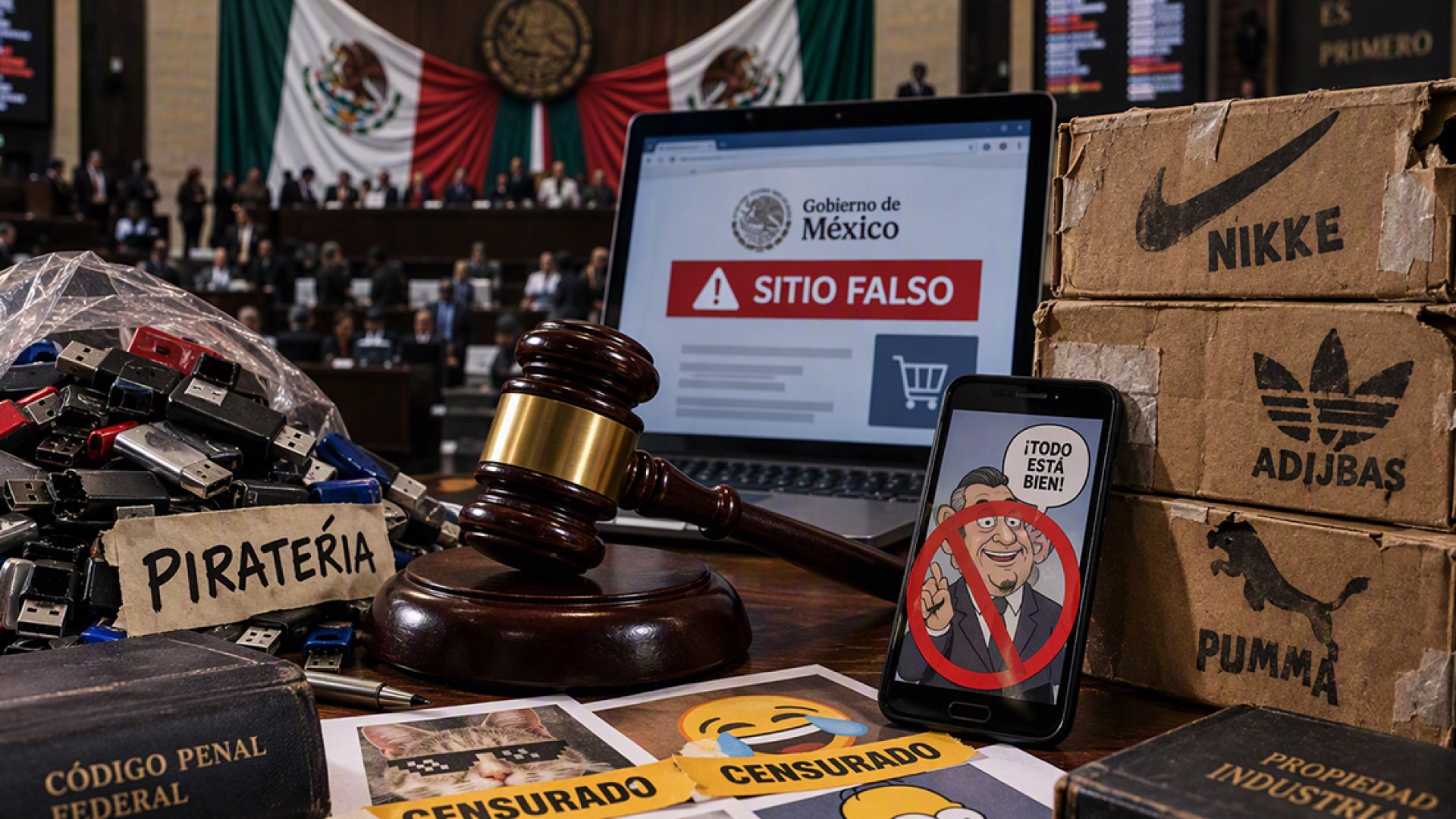Diputados aprueban reformas contra la piratería y el uso fraudulento de logotipos oficiales
