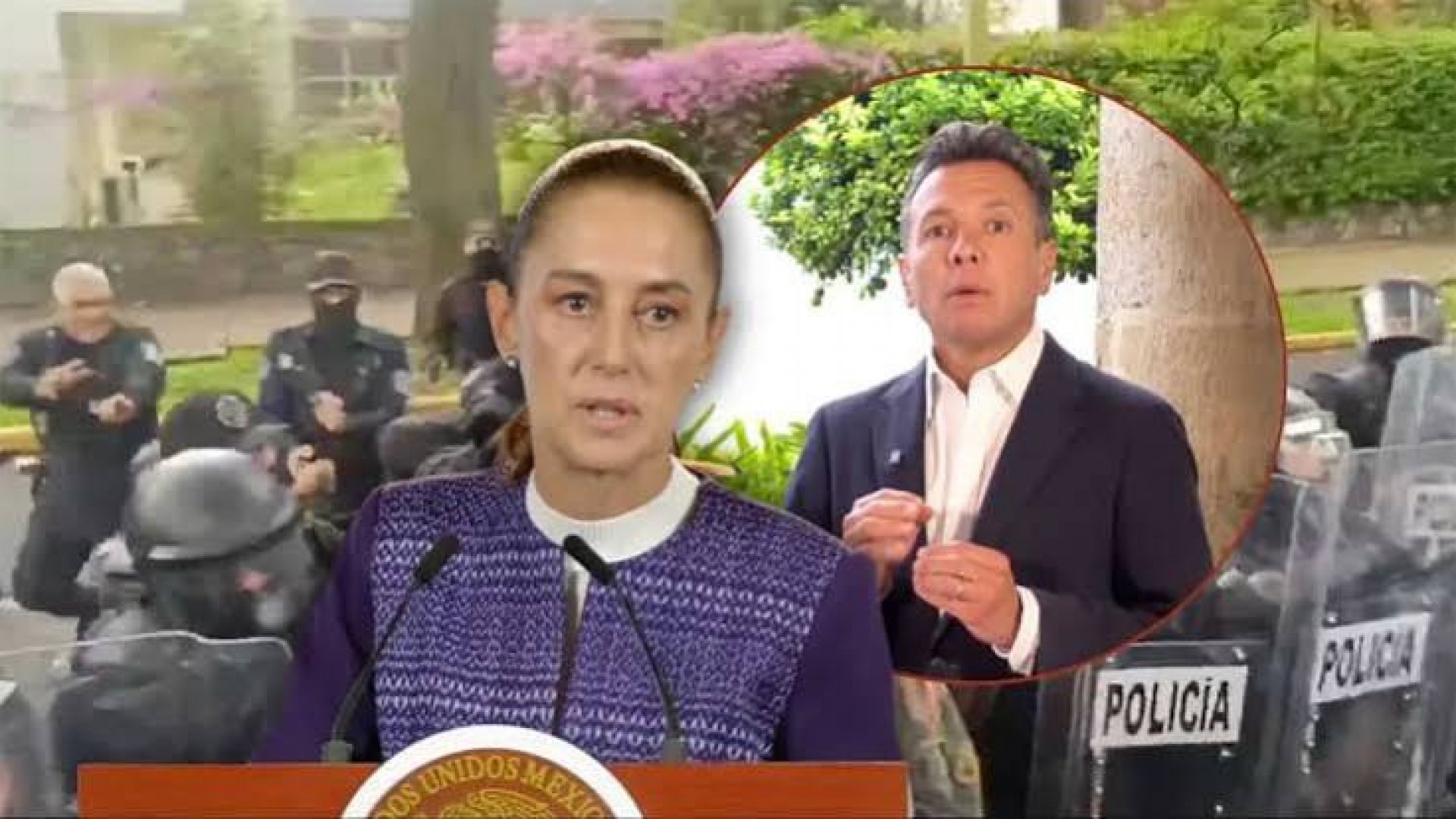 Sheinbaum rechaza represión contra manifestantes por agua contaminada en Guadalajara