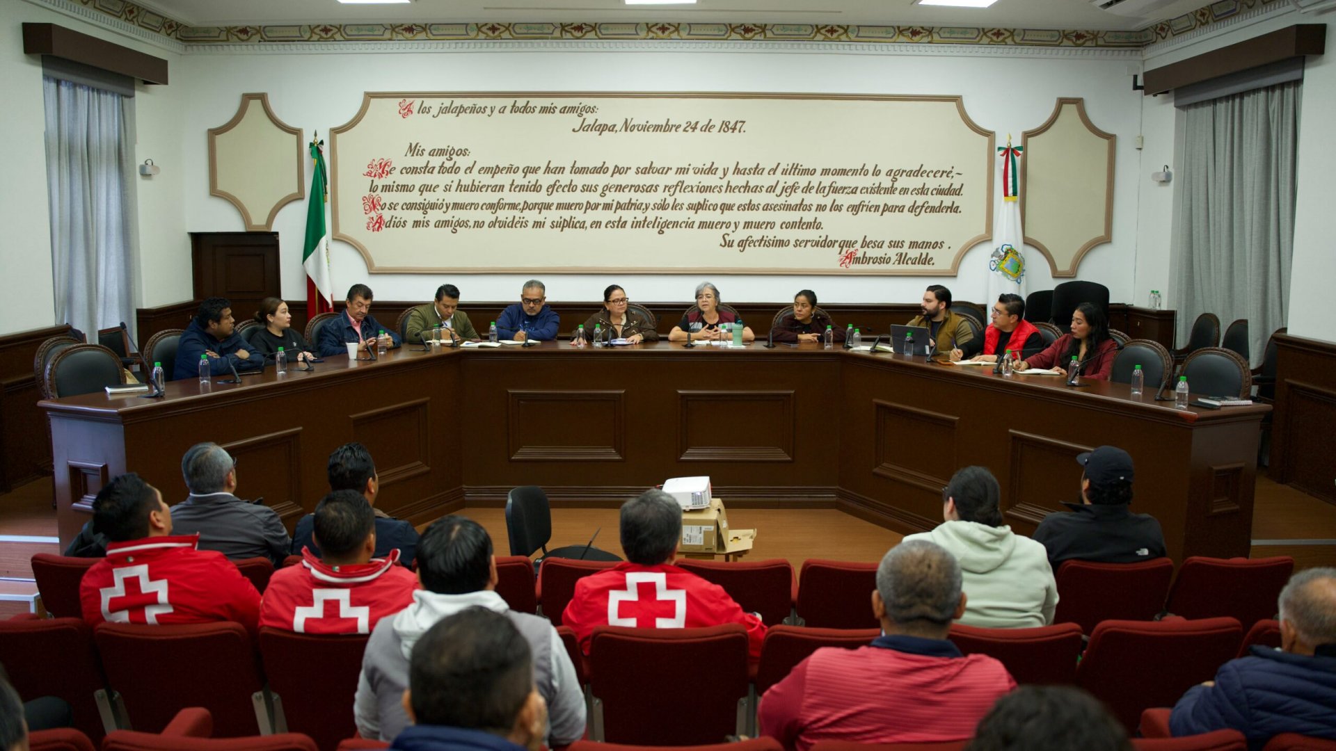 Daniela Griego mantiene activo el Consejo Municipal de Protección Civil por el Frente Frío; reportan saldo blanco