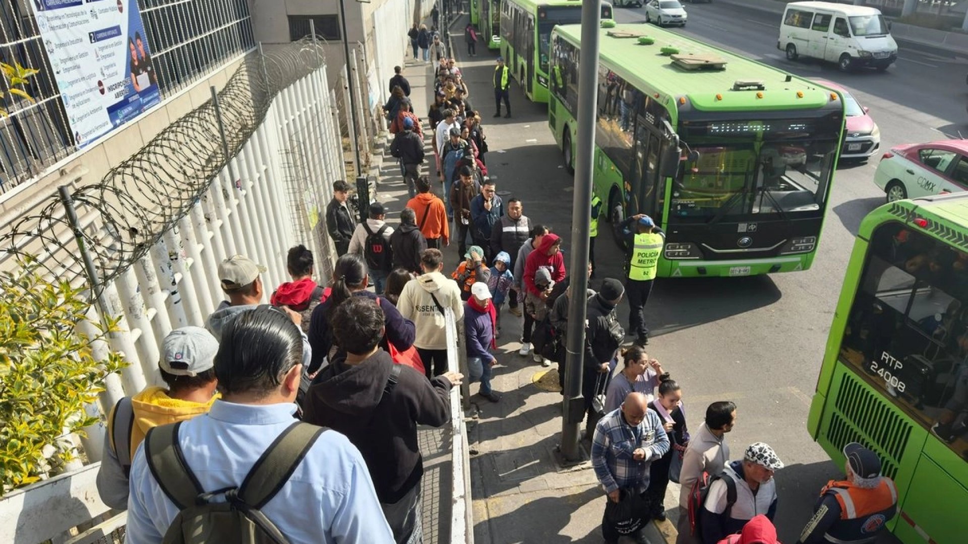 Más de mil unidades de transporte fueron sancionadas en la CDMX durante 2025
