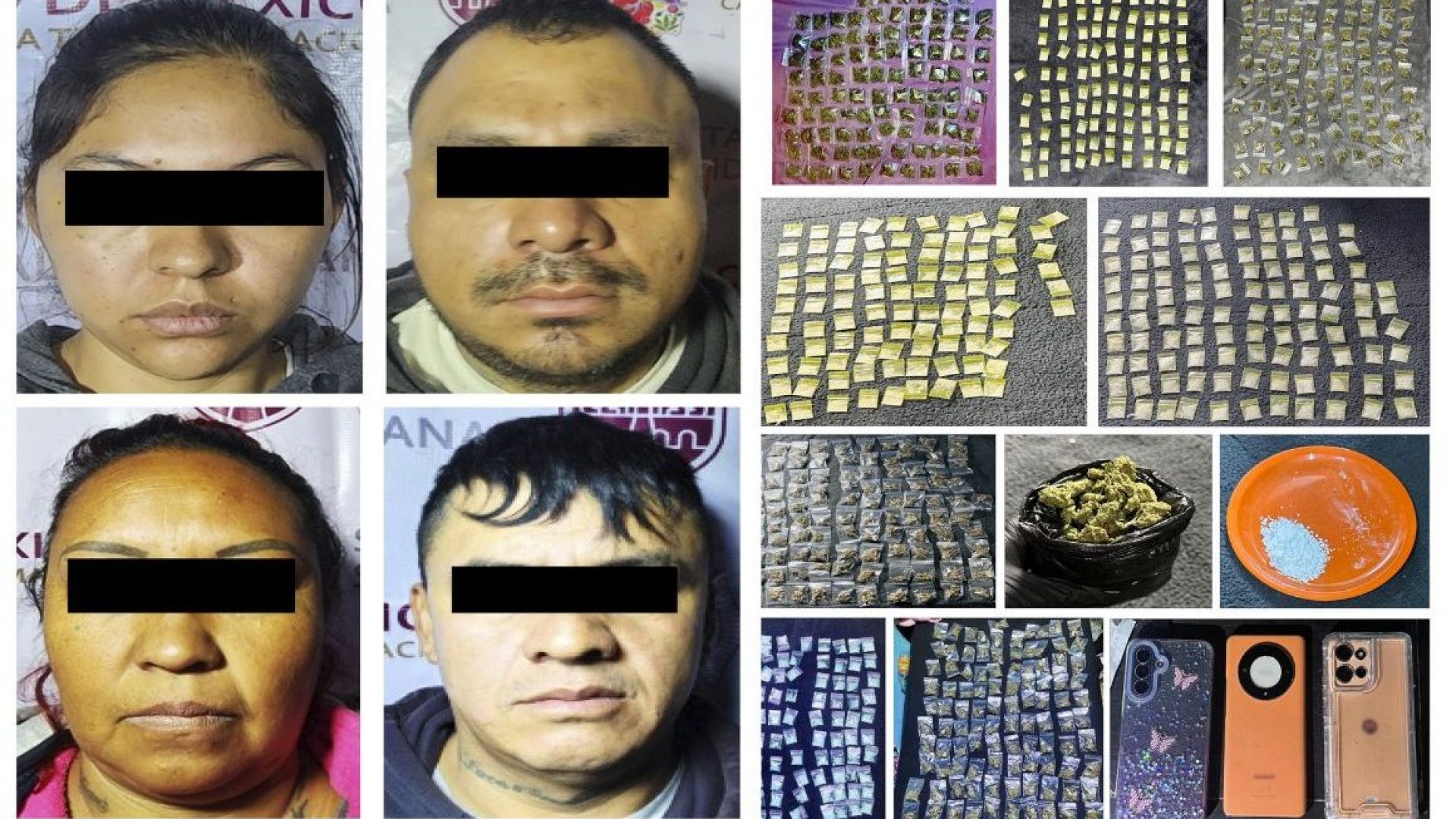 Detienen a cuatro integrantes de una célula de La Unión Tepito