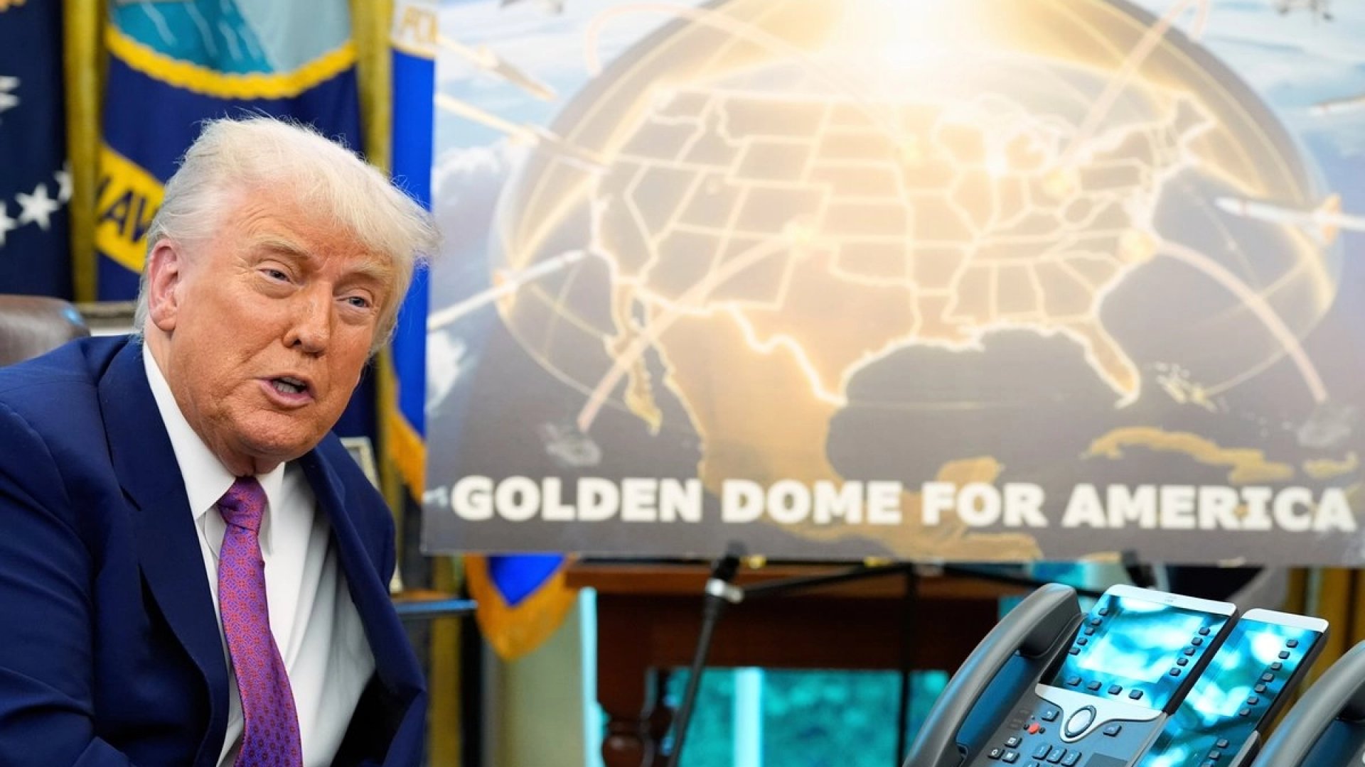 Escudo antimisiles “Cúpula Dorada” de Trump permanece estancado a un año de su lanzamiento