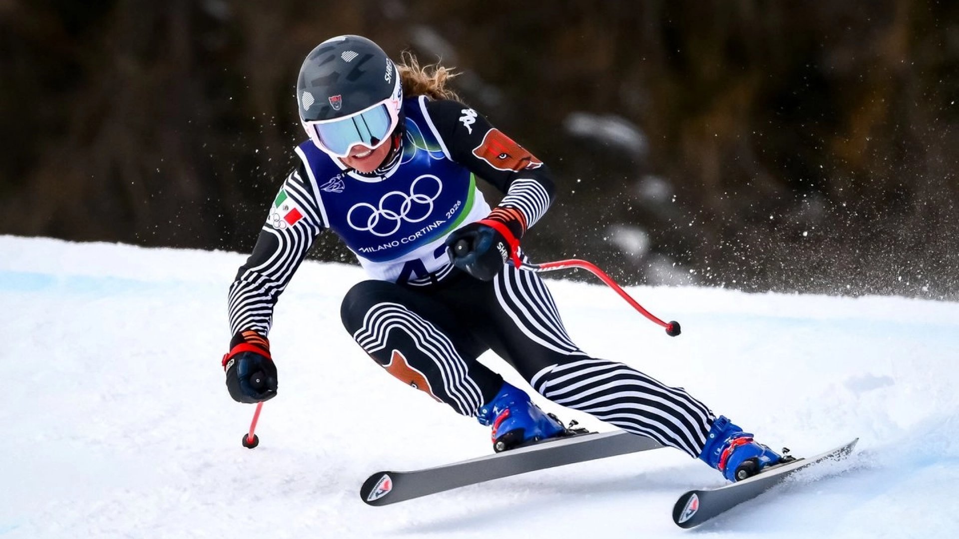 La esquiadora mexicana Sarah Schleper hace historia en Milán-Cortina 2026