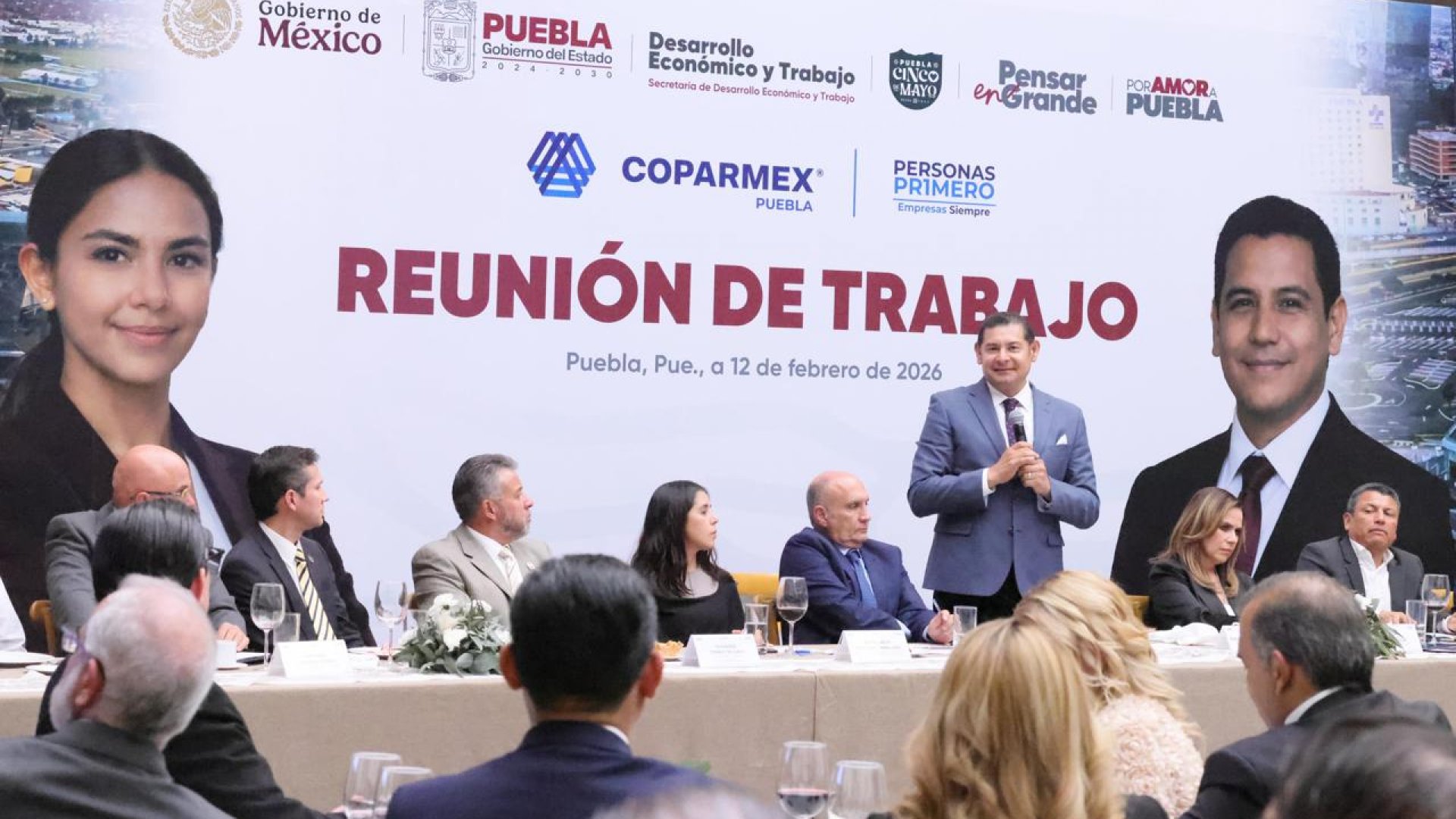 Cierran filas Coparmex y gobierno estatal para fortalecer desarrollo y detonar inversiones en Puebla