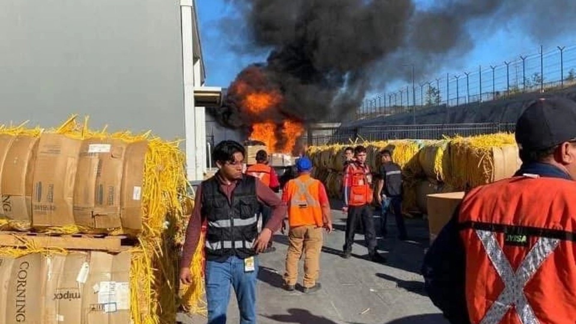 Incendio en maquiladora Corning provoca evacuación en Reynosa