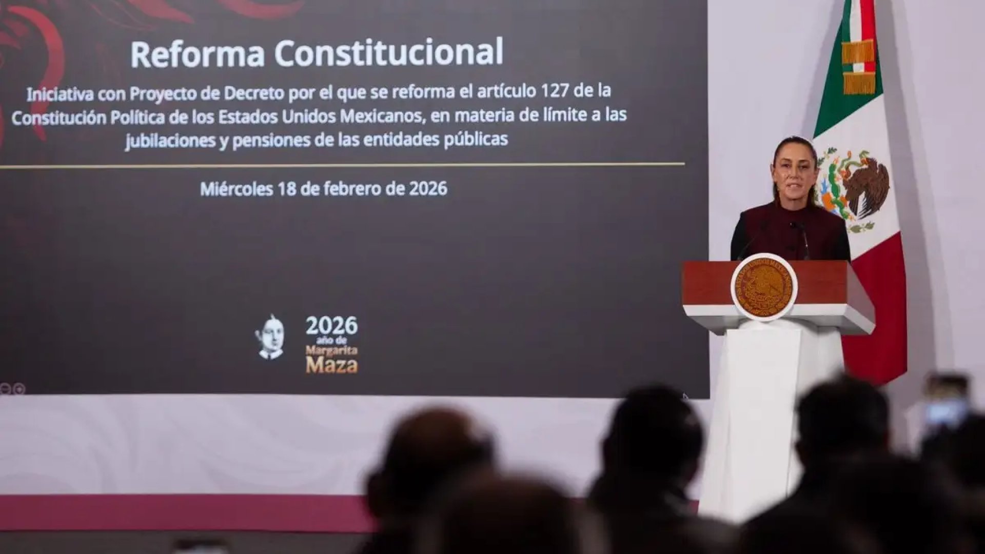 Sheinbaum enviará iniciativa para eliminar pensiones excesivas a exfuncionarios