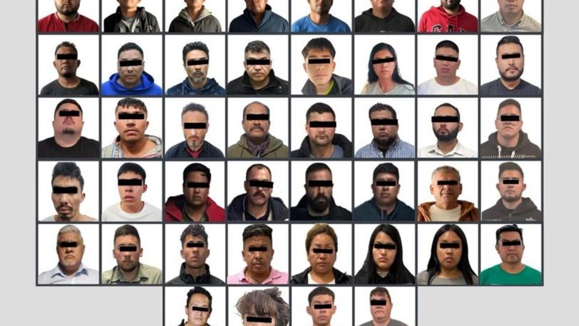 Fiscalía del Edomex detiene a 44 falsos policías que instalaban retenes ilegales