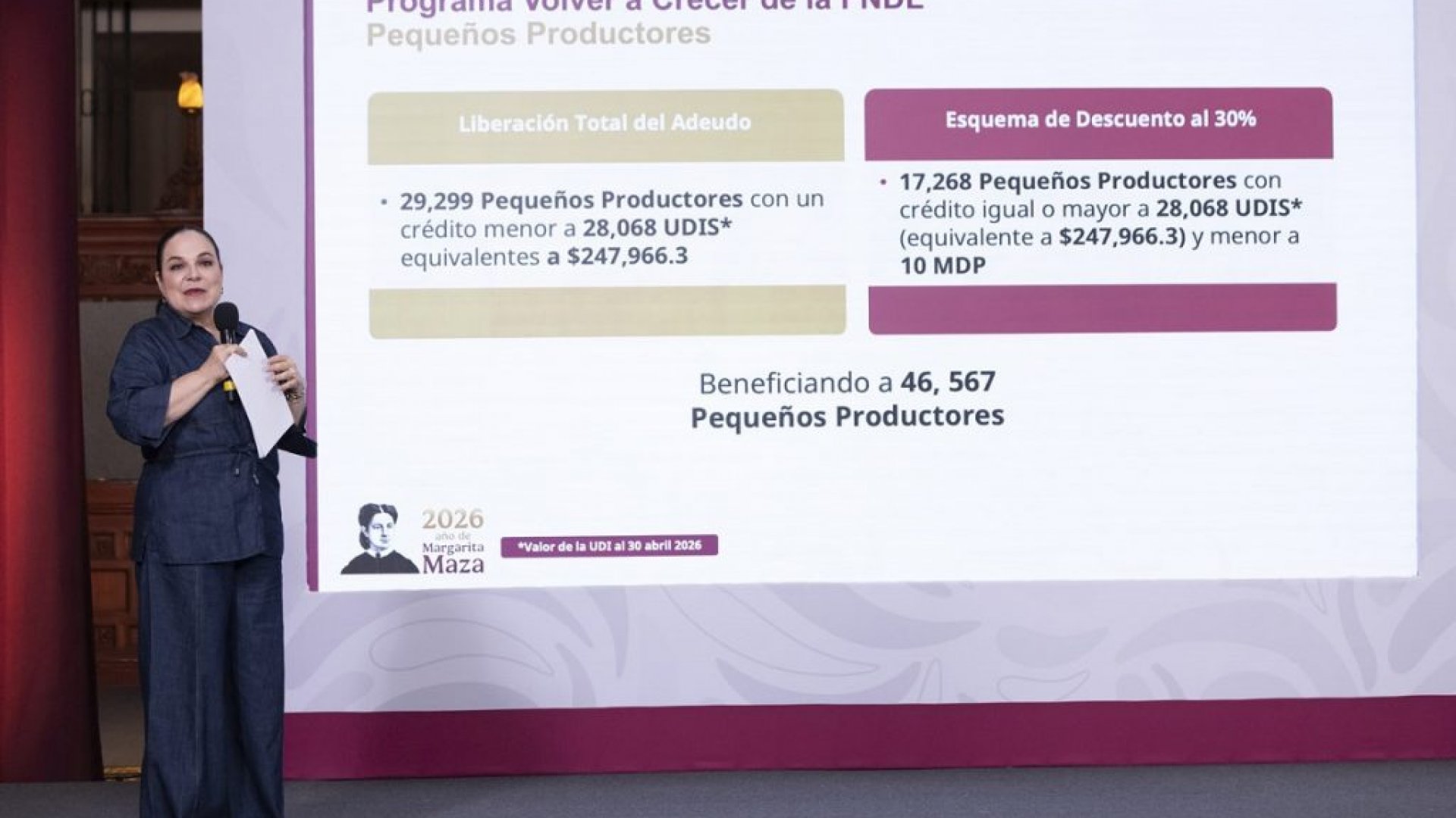 Anuncian reestructuración y condonación de deudas impagables de la Financiera Nacional para el Desarrollo