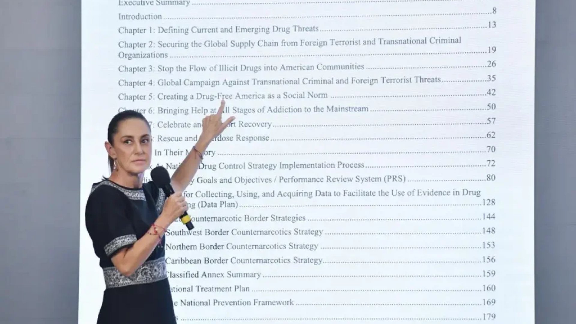 Sheinbaum responde a Trump: “México está actuando contra el crimen organizado”