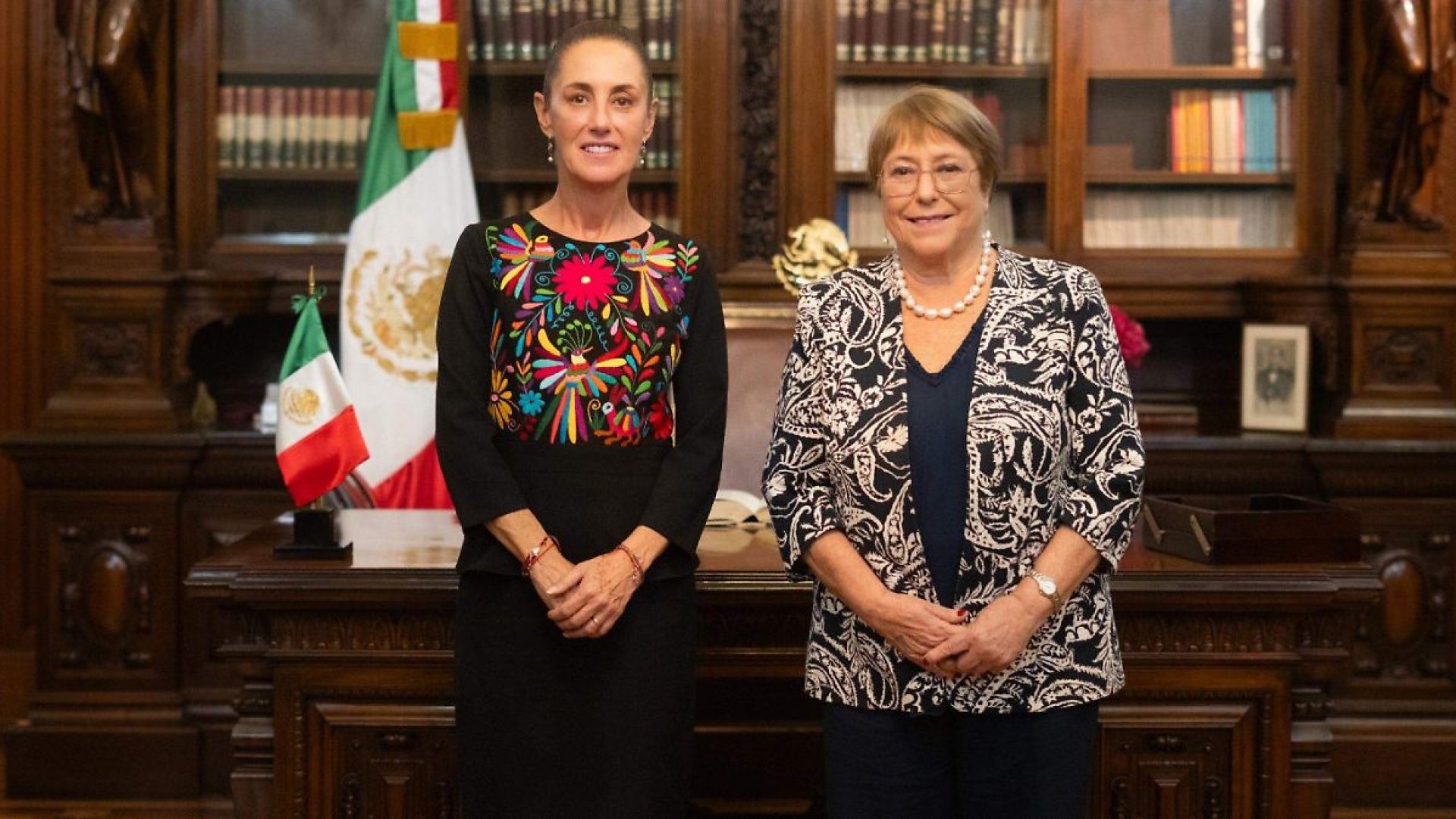 Sheinbaum refrenda apoyo a Michelle Bachelet para dirigir la ONU