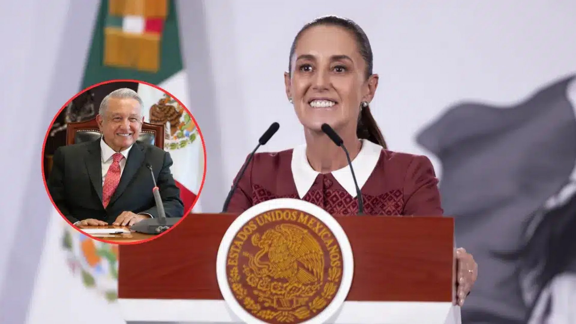 Sheinbaum agradece respaldo de AMLO y denuncia campaña de ultraderecha contra la transformación