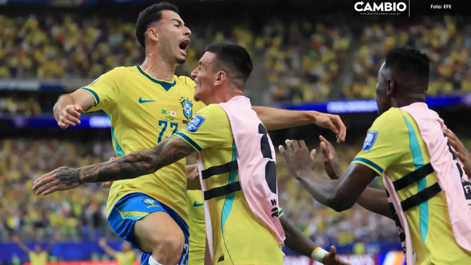 Brasil remonta a Japón con gol de último minuto y sigue con vida en el Mundial