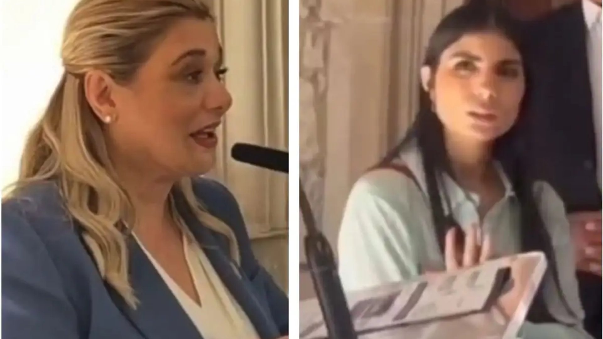 Maru Campos recrimina a colaboradora por corregirle un dato durante conferencia