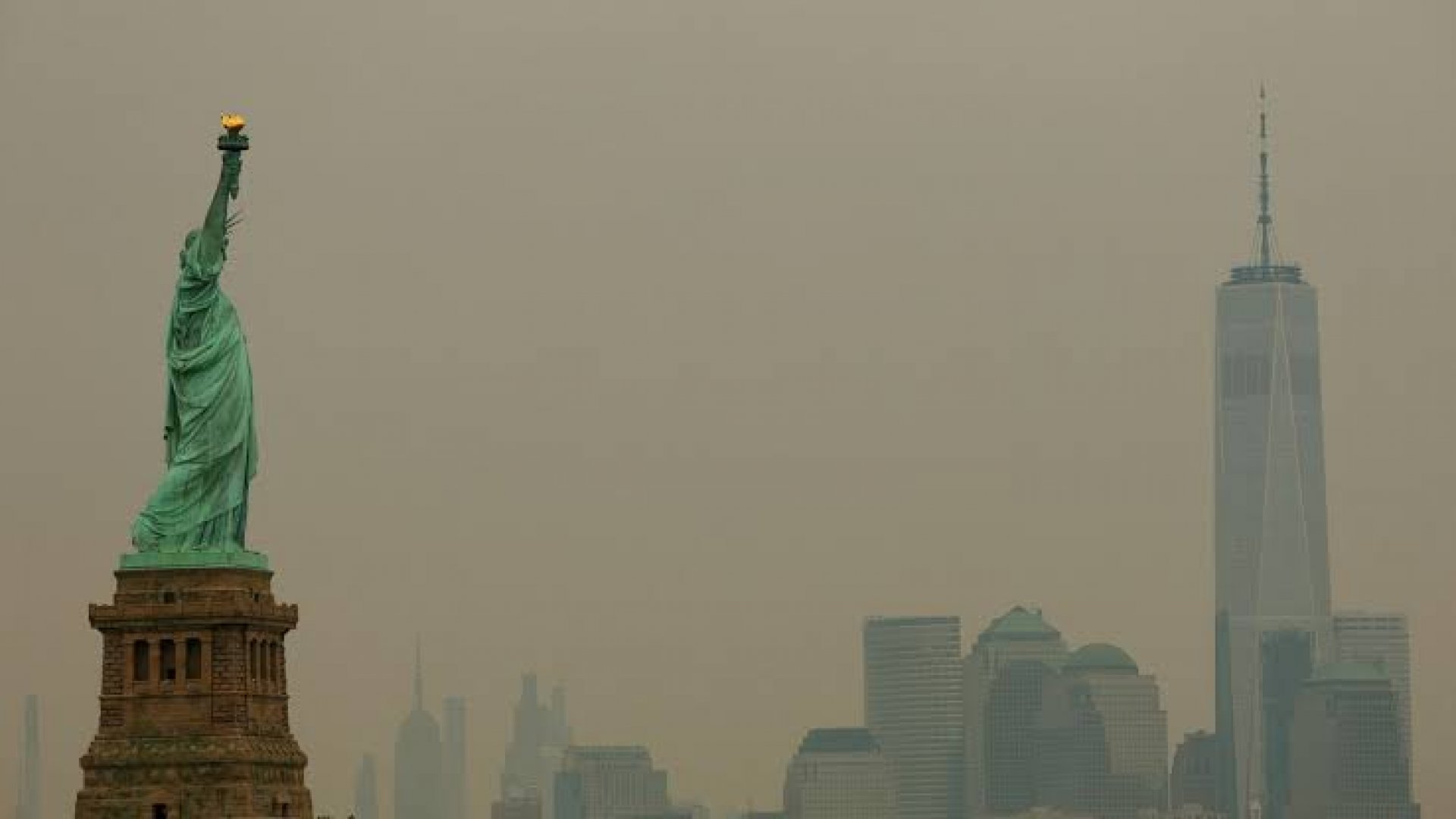 Humo de incendios en Canadá cubre Nueva York antes de la final del Mundial