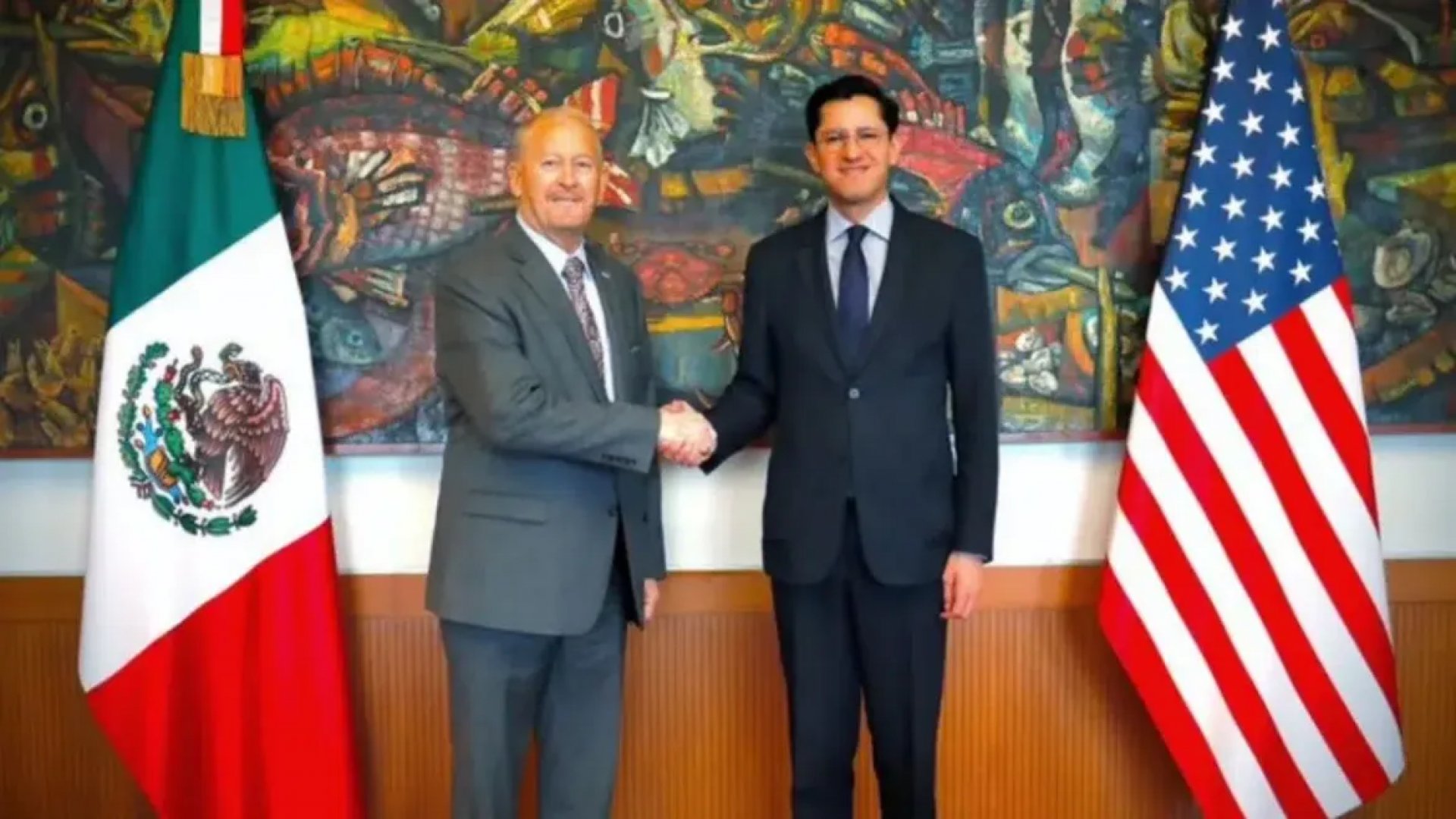 Roberto Velasco y Ronald Johnson revisan agenda bilateral entre México y Estados Unidos