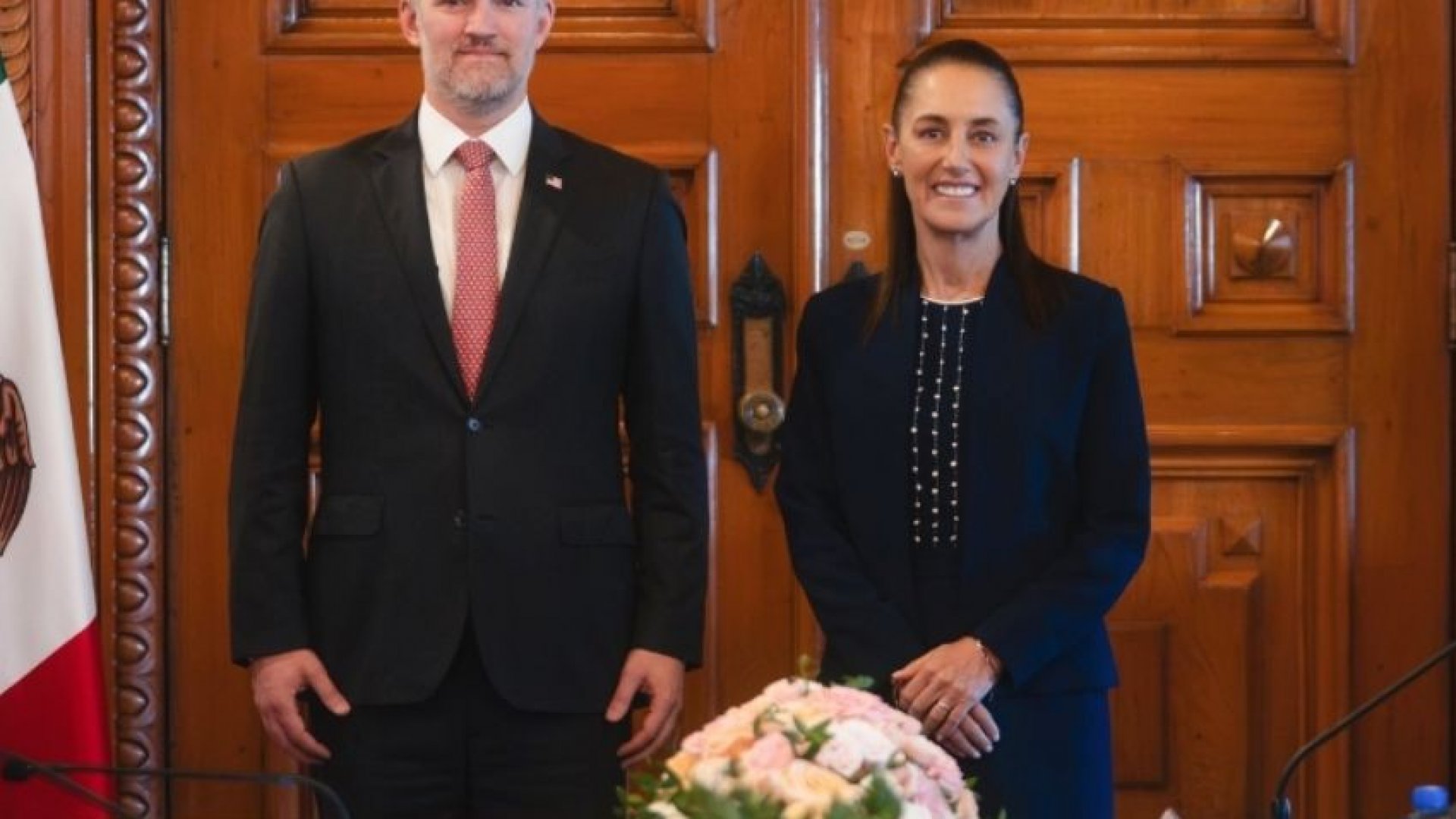 Jamieson Greer llega a Palacio Nacional para reunión con Sheinbaum sobre el T-MEC