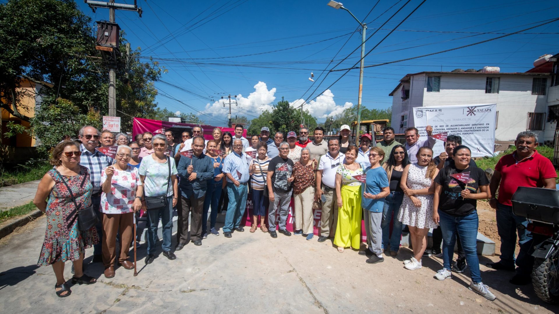 Daniela Griego inicia rehabilitación del alcantarillado sanitario en Infonavit Pomona