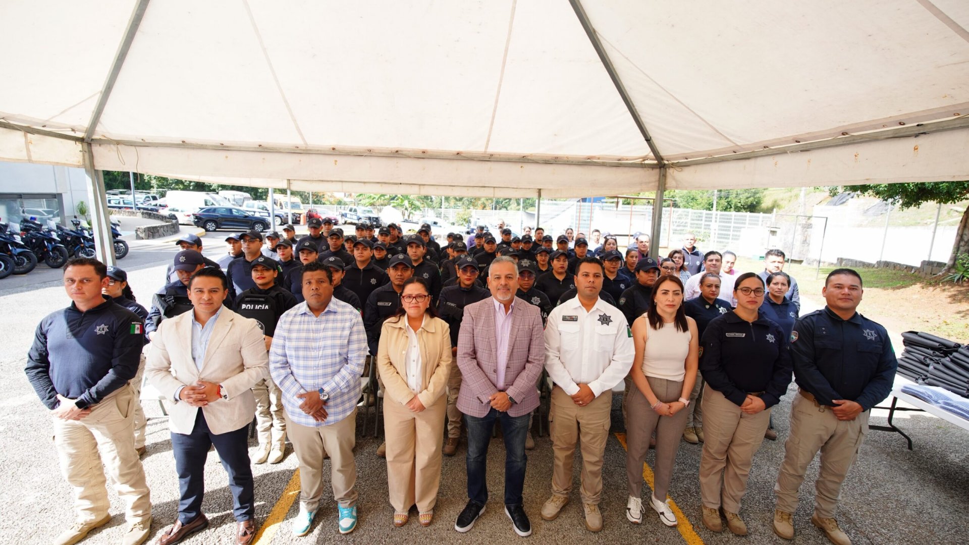 Con equipamiento, profesionalización y compromiso se fortalece la Policía Municipal de Xalapa