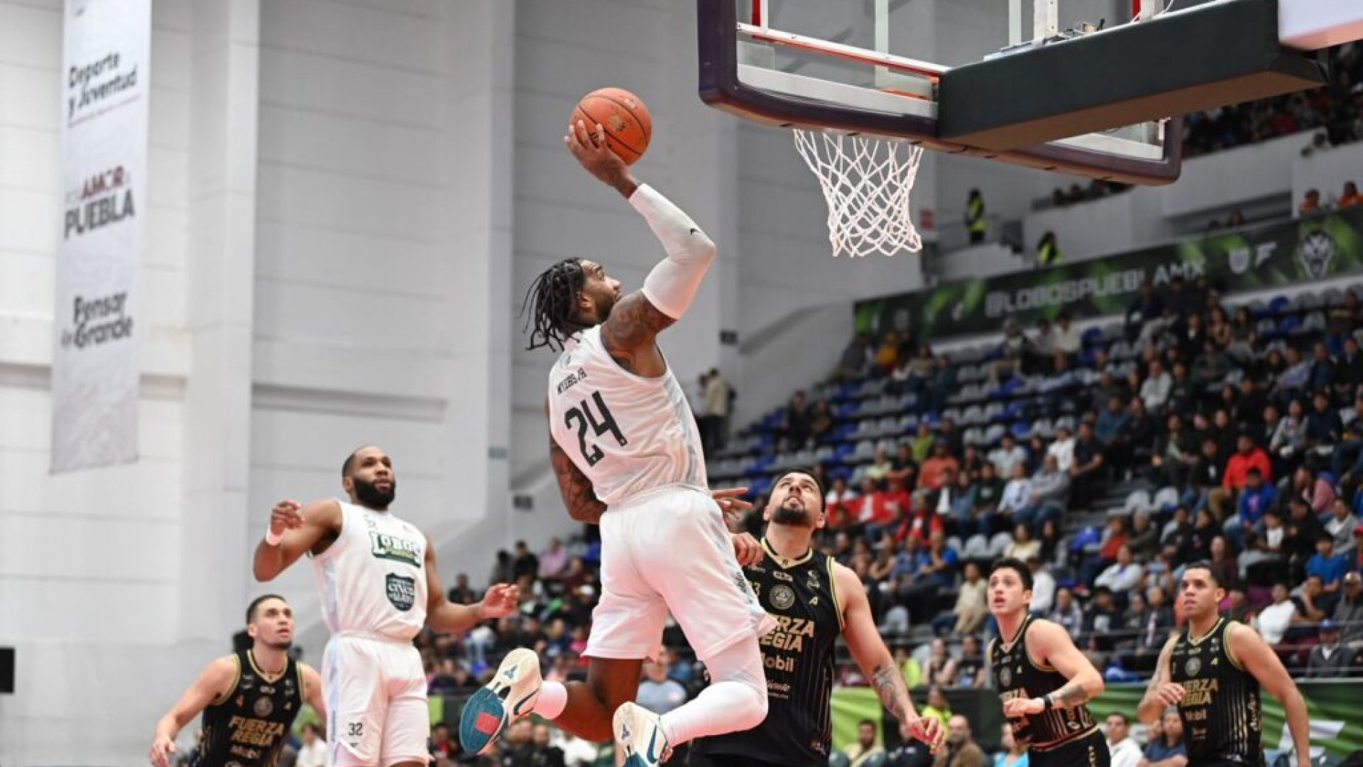 Lobos Puebla y Fuerza Regia dividen triunfos en intensa serie de la LNBP