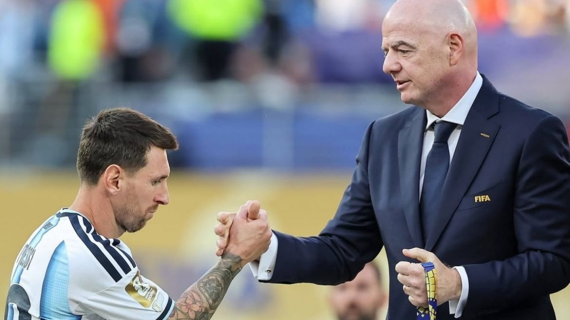 Infantino despide a Messi y destaca su legado con Argentina