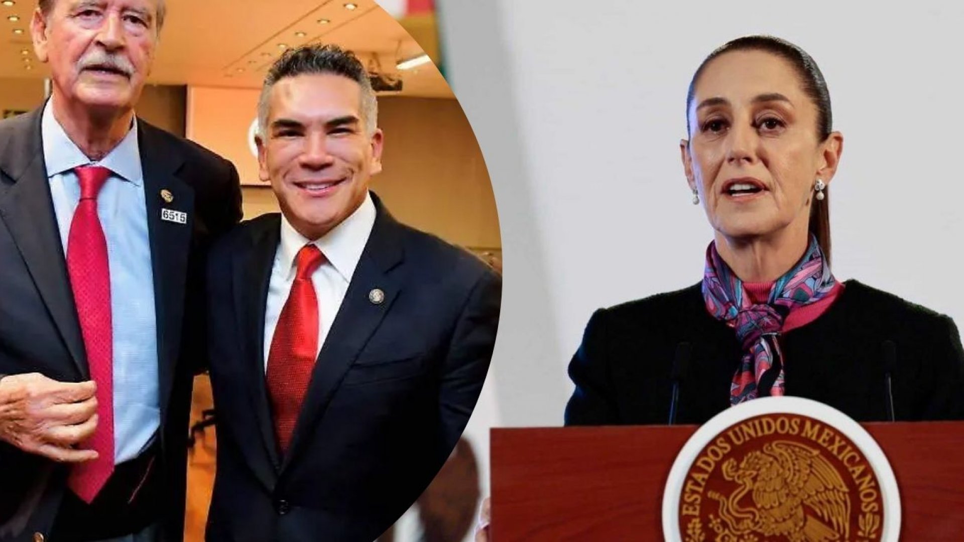 Sheinbaum ironiza sobre encuentro de Fox y “Alito”: “¡Ahí la llevan, síganle; van bien!”