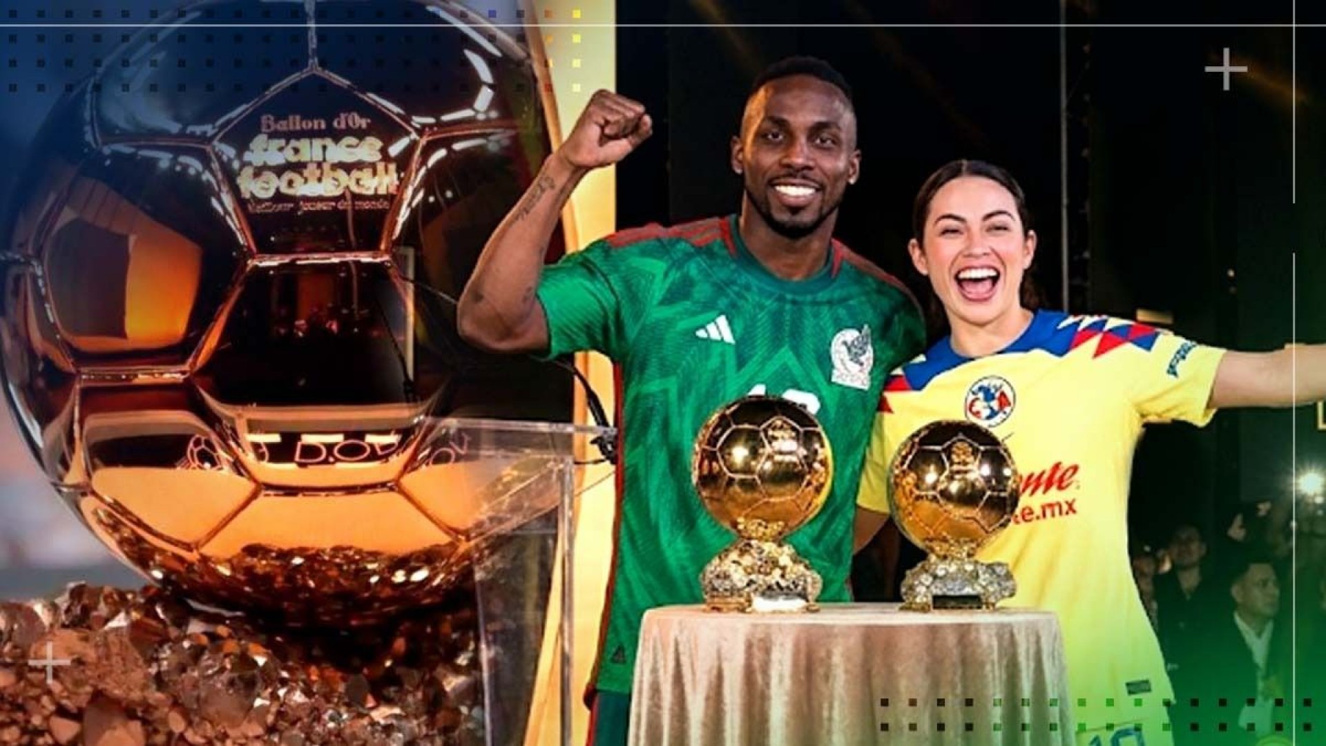 Julián Quiñones y Scarlett Camberos, nominados al Balón de Oro