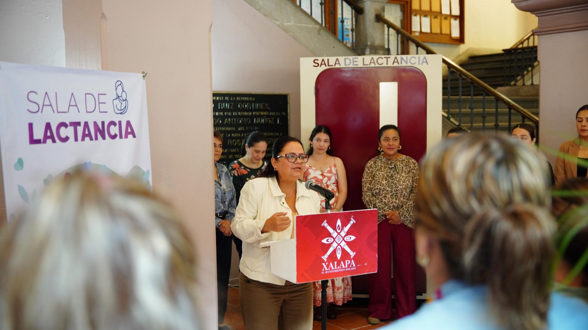 Inauguran Sala de Lactancia en la planta baja del Ayuntamiento de Xalapa