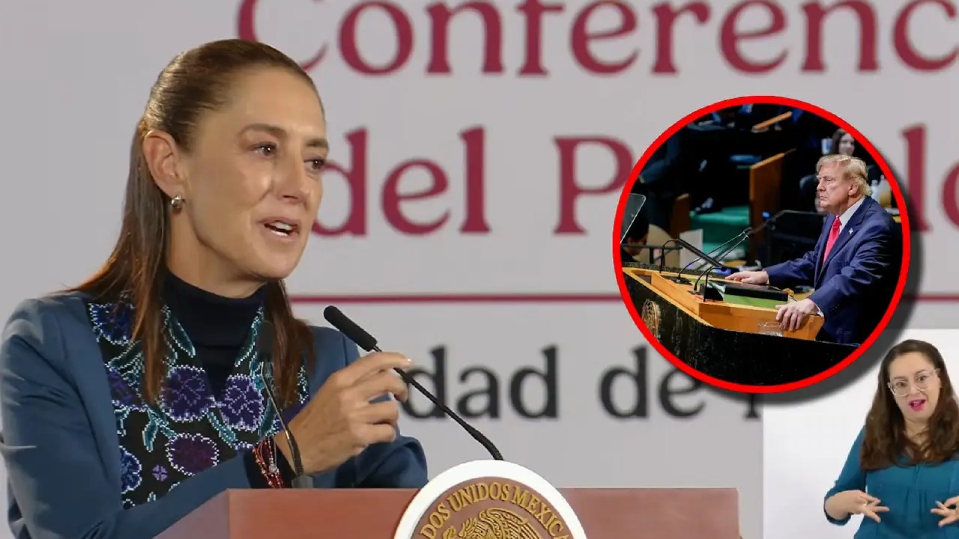 Sheinbaum responde con ironía a dichos de Trump en la ONU
