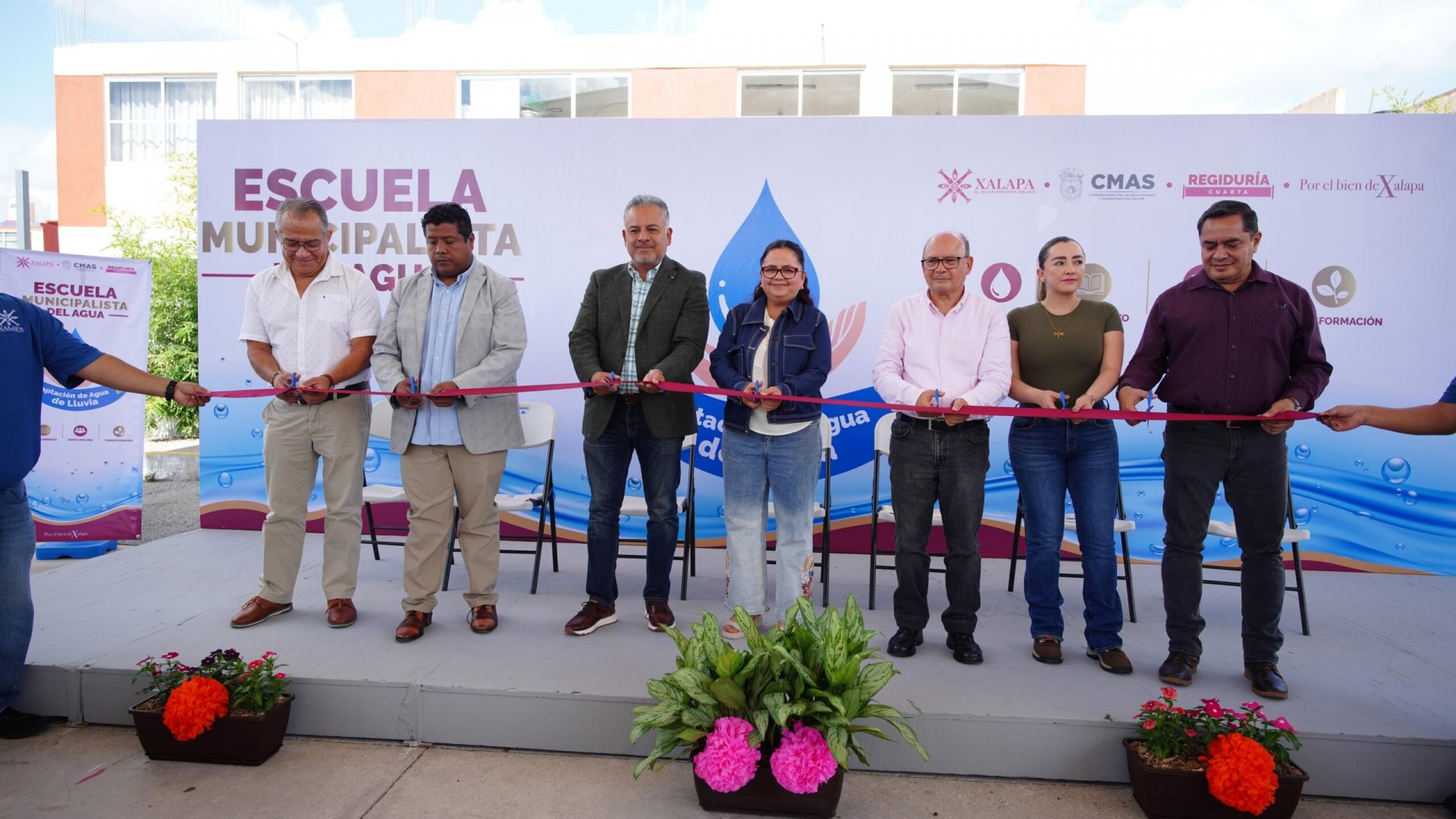 Xalapa fortalece la cultura de captación de agua de lluvia con la Escuela Municipalista del Agua
