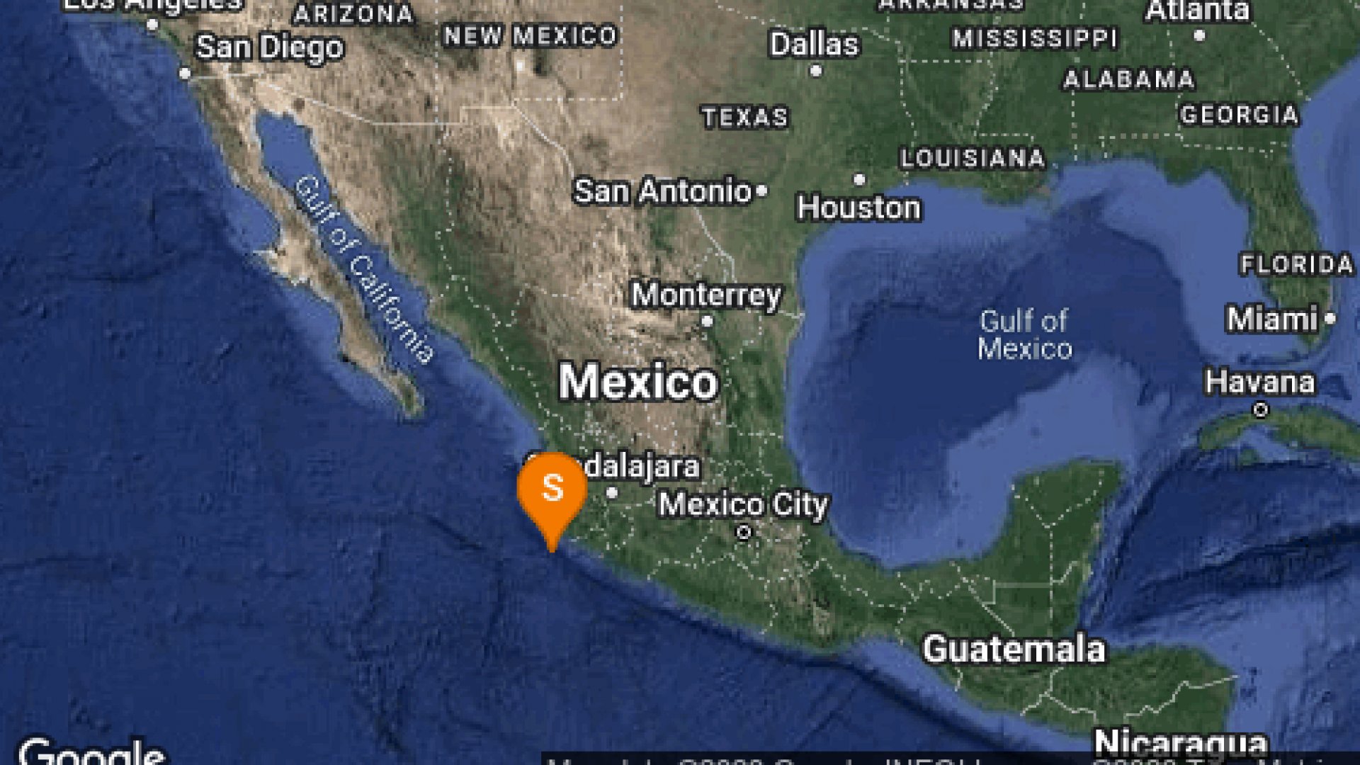 Se registra sismo de 4.3 de magnitud en Cihuatlán, Jalisco