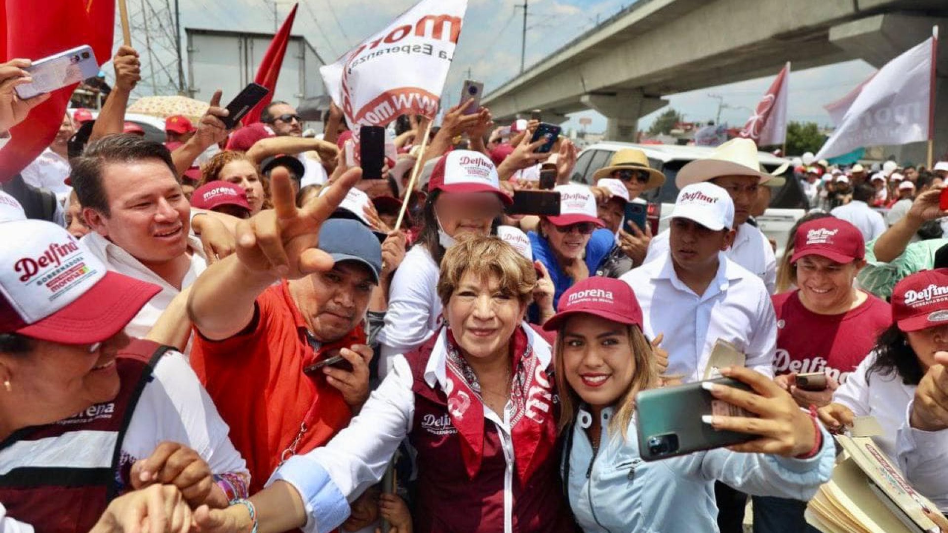 Así fue el cierre de campaña de Delfina Gómez en Toluca