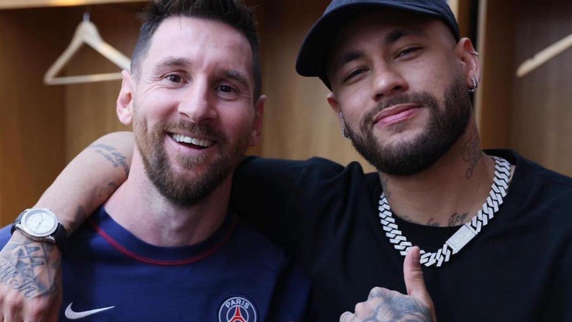La emotiva despedida de Neymar a Messi por no seguir en el PSG
