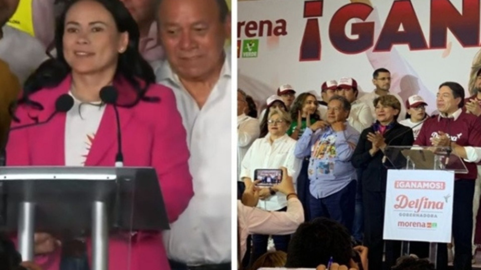 Se declaran Delfina y Del Moral ganadoras en el Edomex