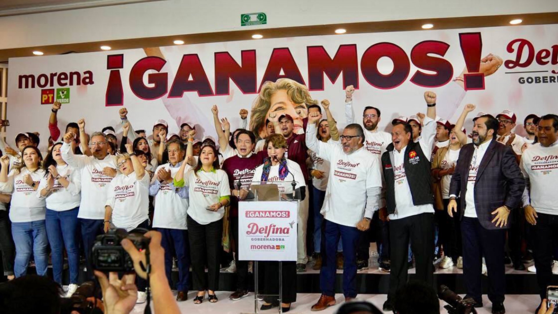 Delfina Gómez es la virtual ganadora de elección en Edomex