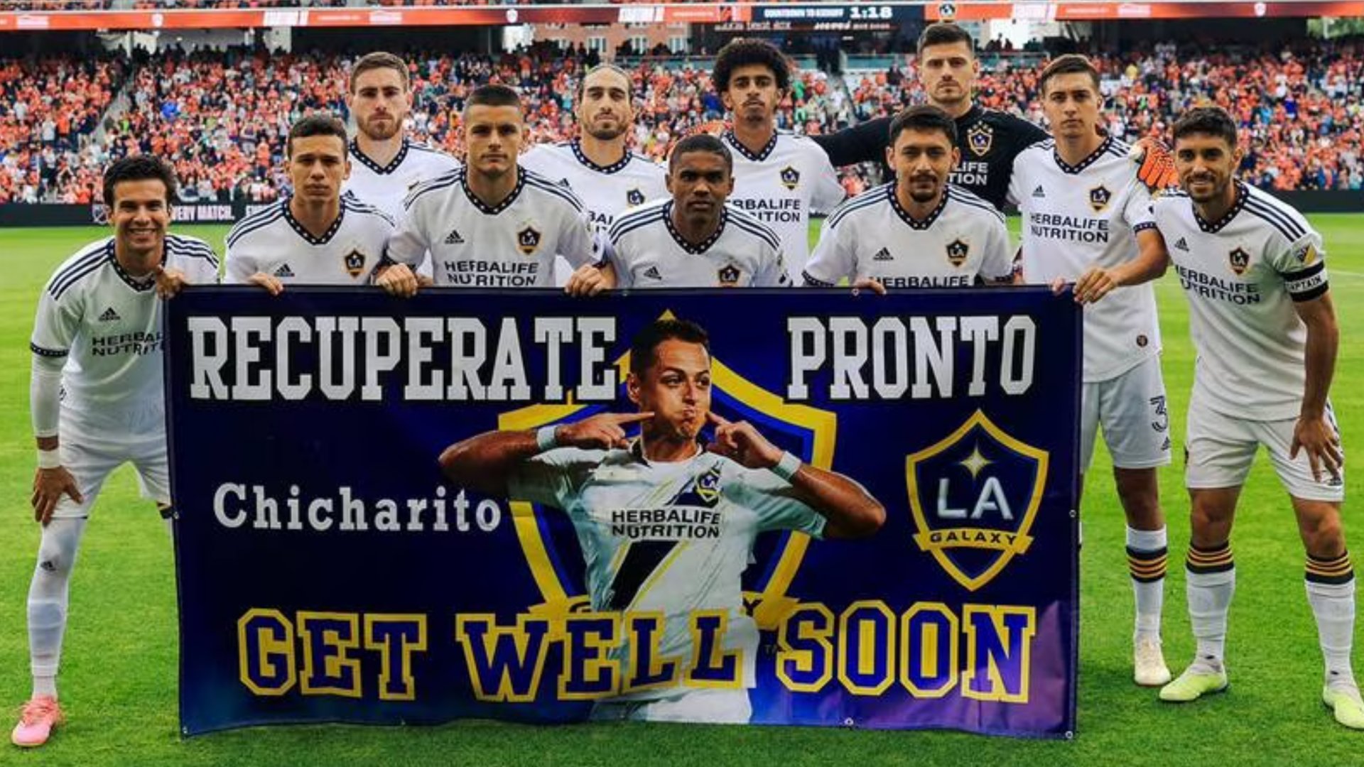 LA Galaxy mandó mensaje de apoyo a Chicharito Hernández por su lesión, previo a juego de MLS