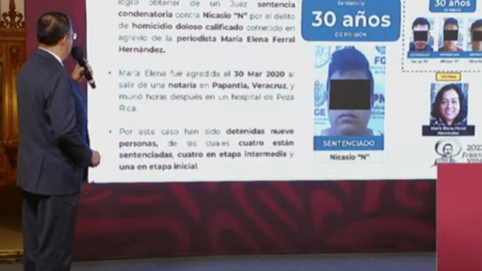 Caso María Elena Ferral: Van 9 detenidos por el asesinato de la periodista en Veracruz