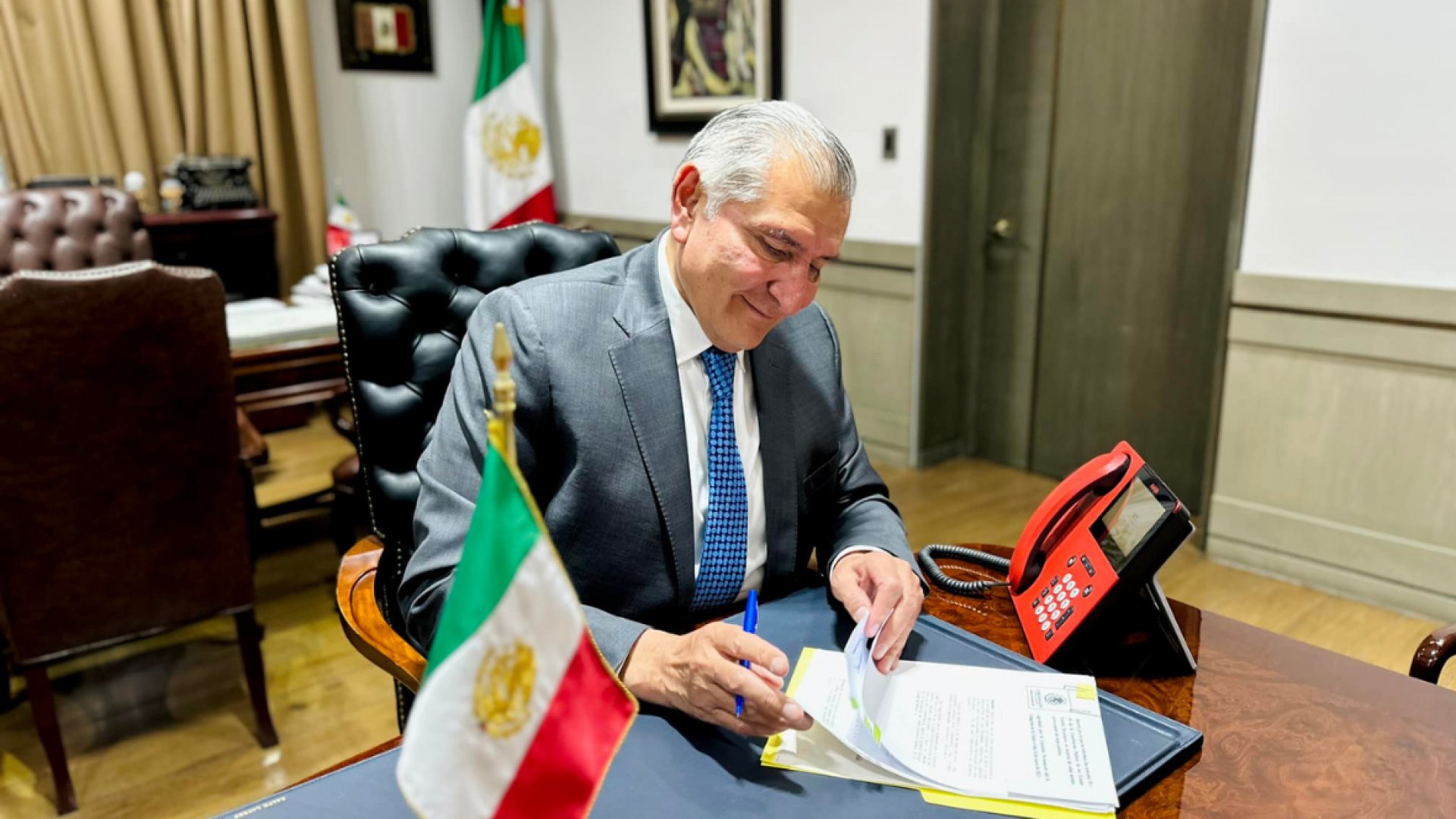 Adán Augusto López dice que dejará la Secretaría de Gobernación este viernes
