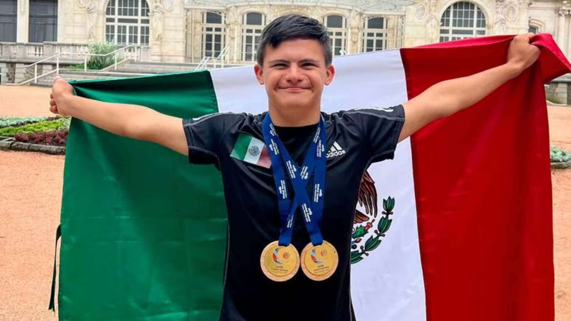 El mexicano Alex Avilés cosechó doble medalla de oro y récords mundiales en los Virtus Global Games
