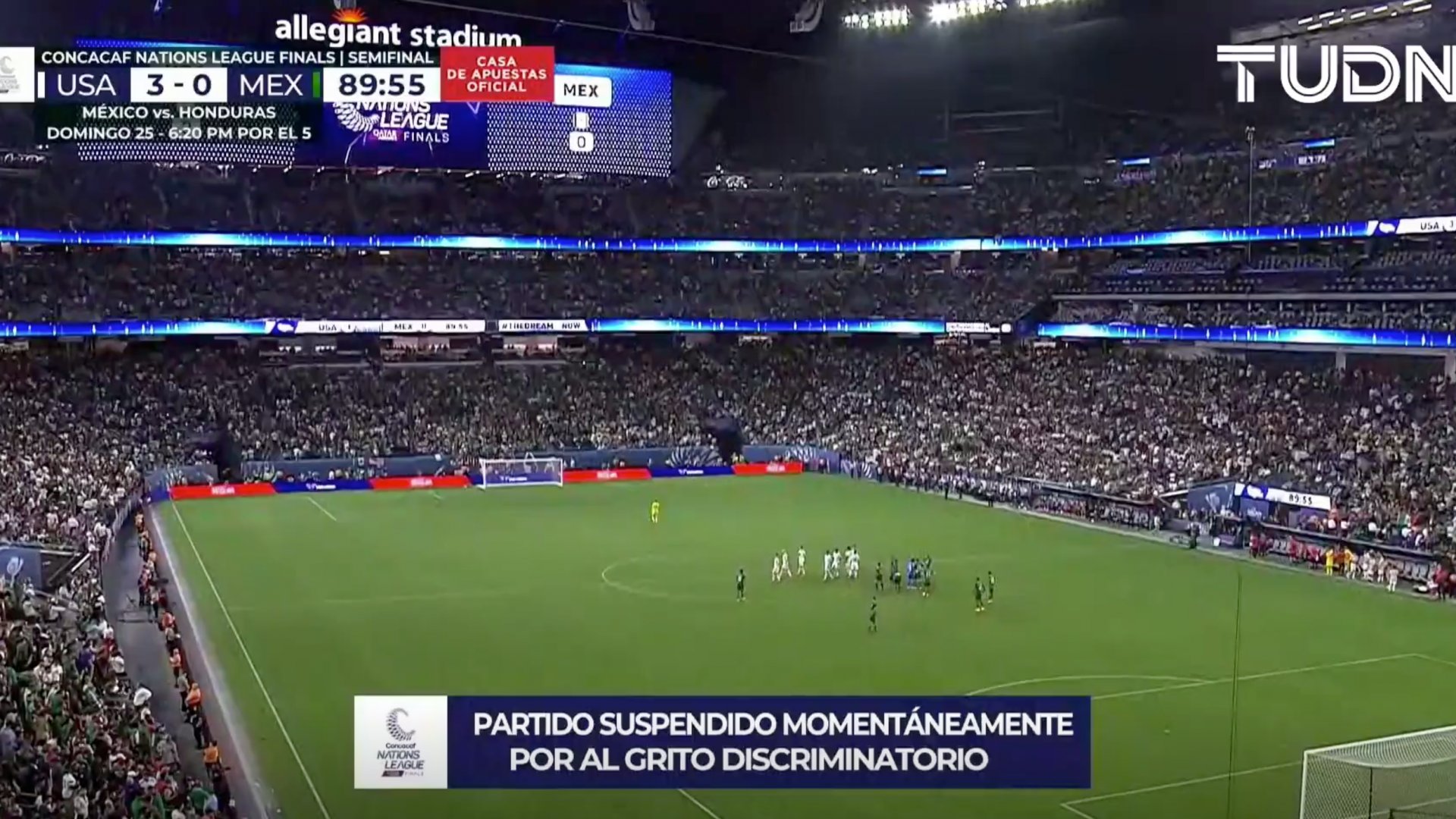 Concacaf sobre los gritos en el México vs. Estados Unidos: “Extremadamente decepcionantes”