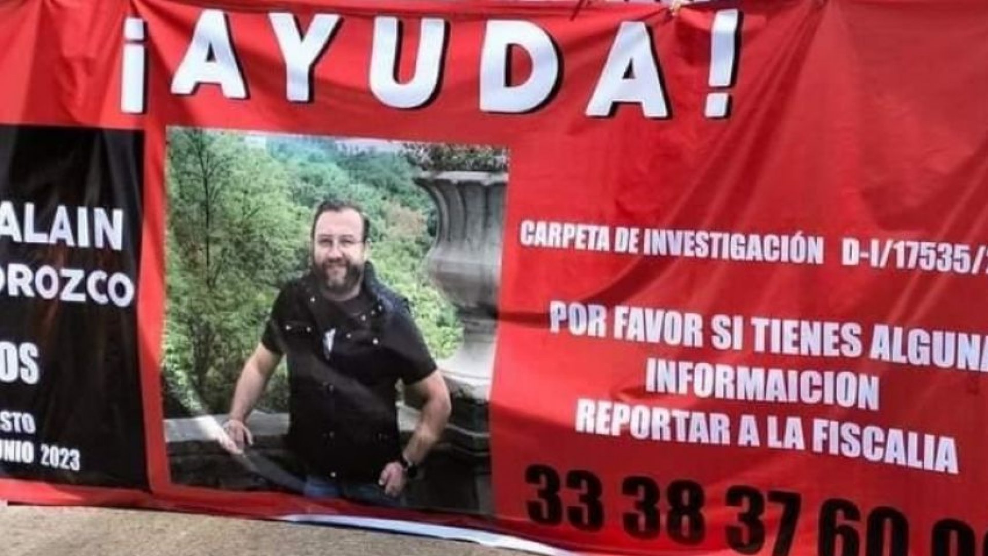 Detienen en Zacatecas a sospechoso de desaparición de Rubén Alain Franco