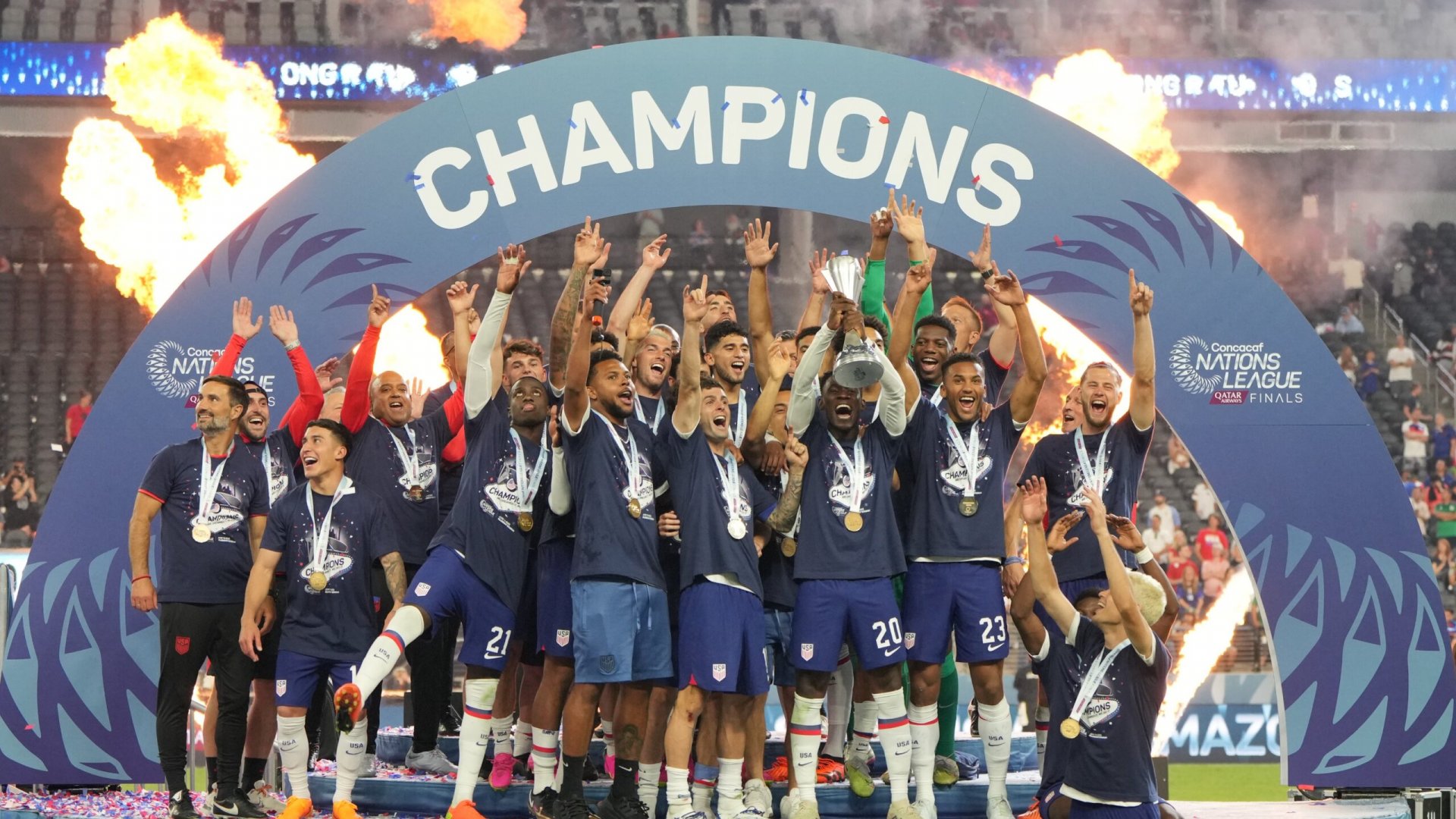 Estados Unidos, campeón indiscutido de Nations League
