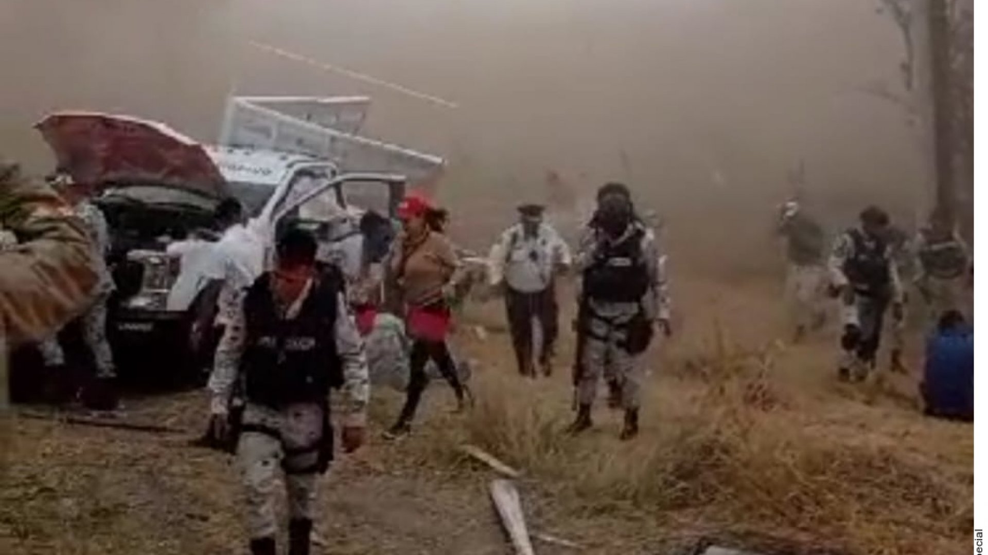 Se accidenta vehículo de la Guardia Nacional en Jalisco