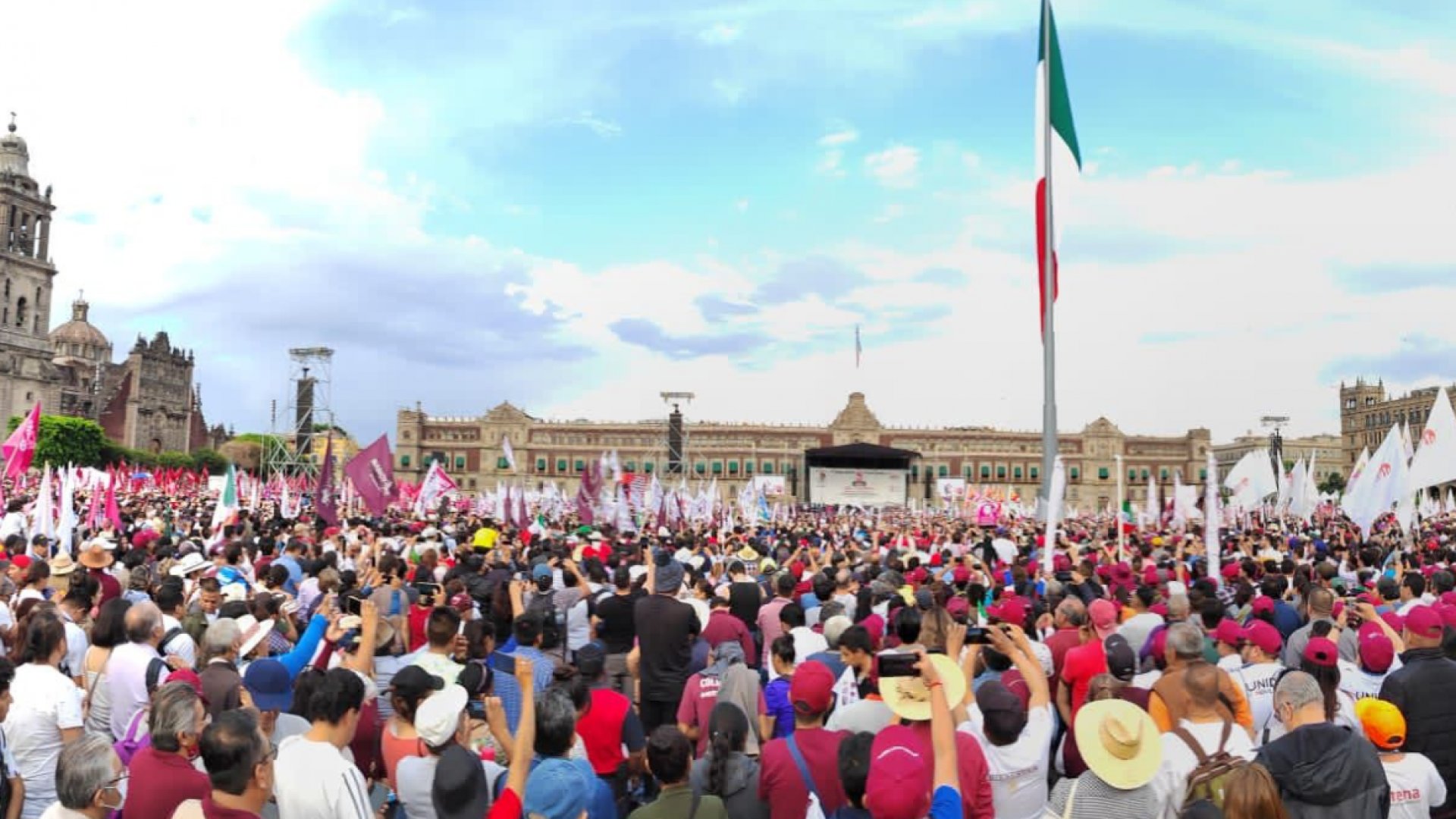 Celebra AMLO 5 años post triunfo electoral