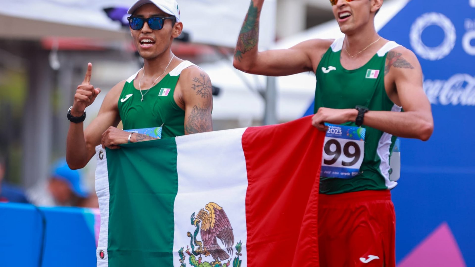 Mexicanos dominan la marcha de 20km y ganan oro femenil y varonil en los Centroamericanos