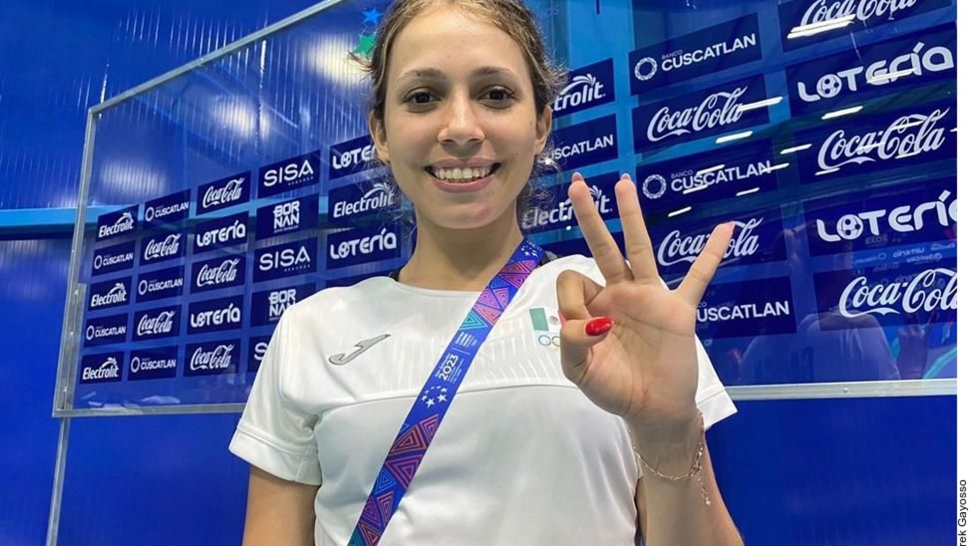 Logra Haramara Gaitán tricampeonato en los JCC de bádminton
