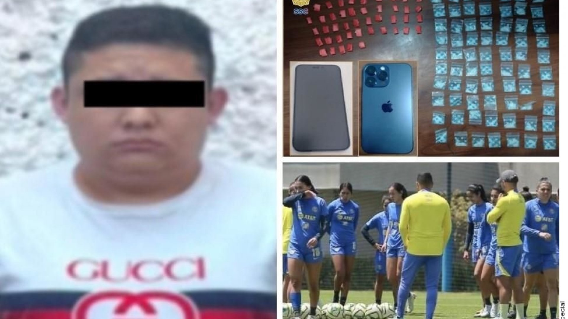 Detienen a presunto acosador de jugadoras de América