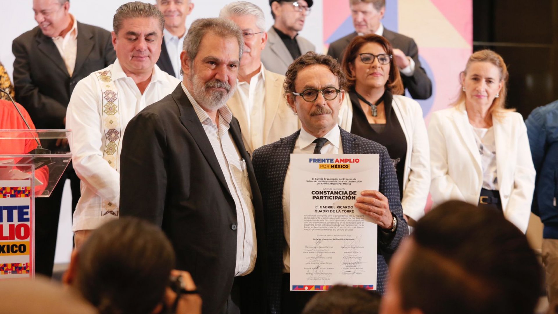 Declina Quadri su aspiración a encabezar Frente Amplio