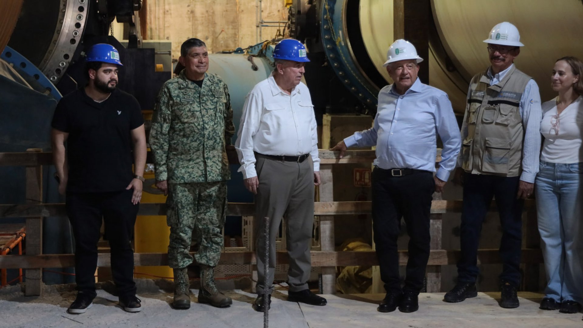 Encabeza AMLO inicio de distrito de riego de la presa Picachos