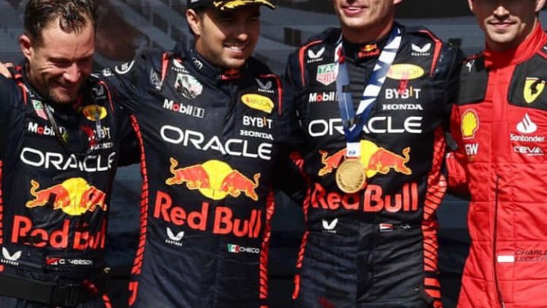 ¡Checo Pérez sube al podio! Segundo lugar en el Gran Premio de Bélgica