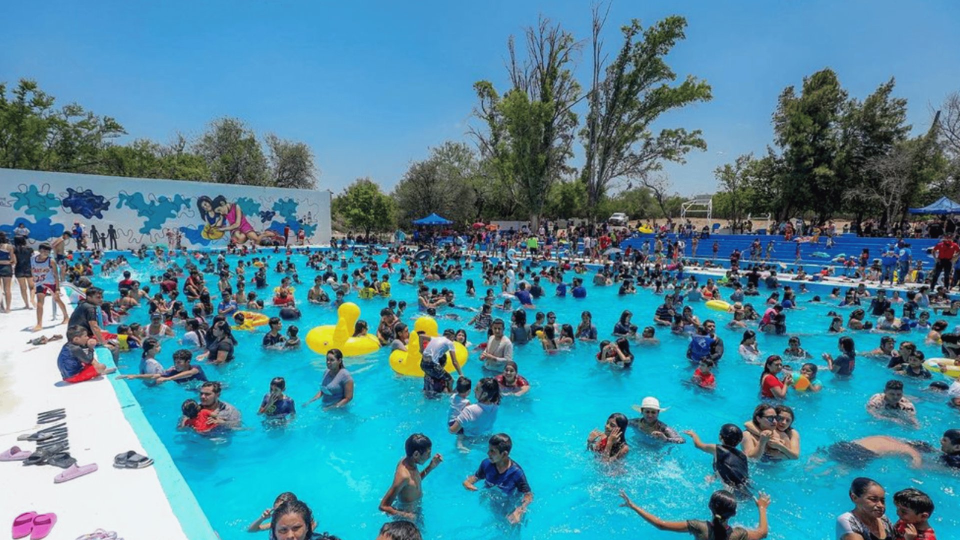 Más de 5 mil personas se dieron un chapuzón en la reapertura del Parque Ojo de Agua en Nuevo León